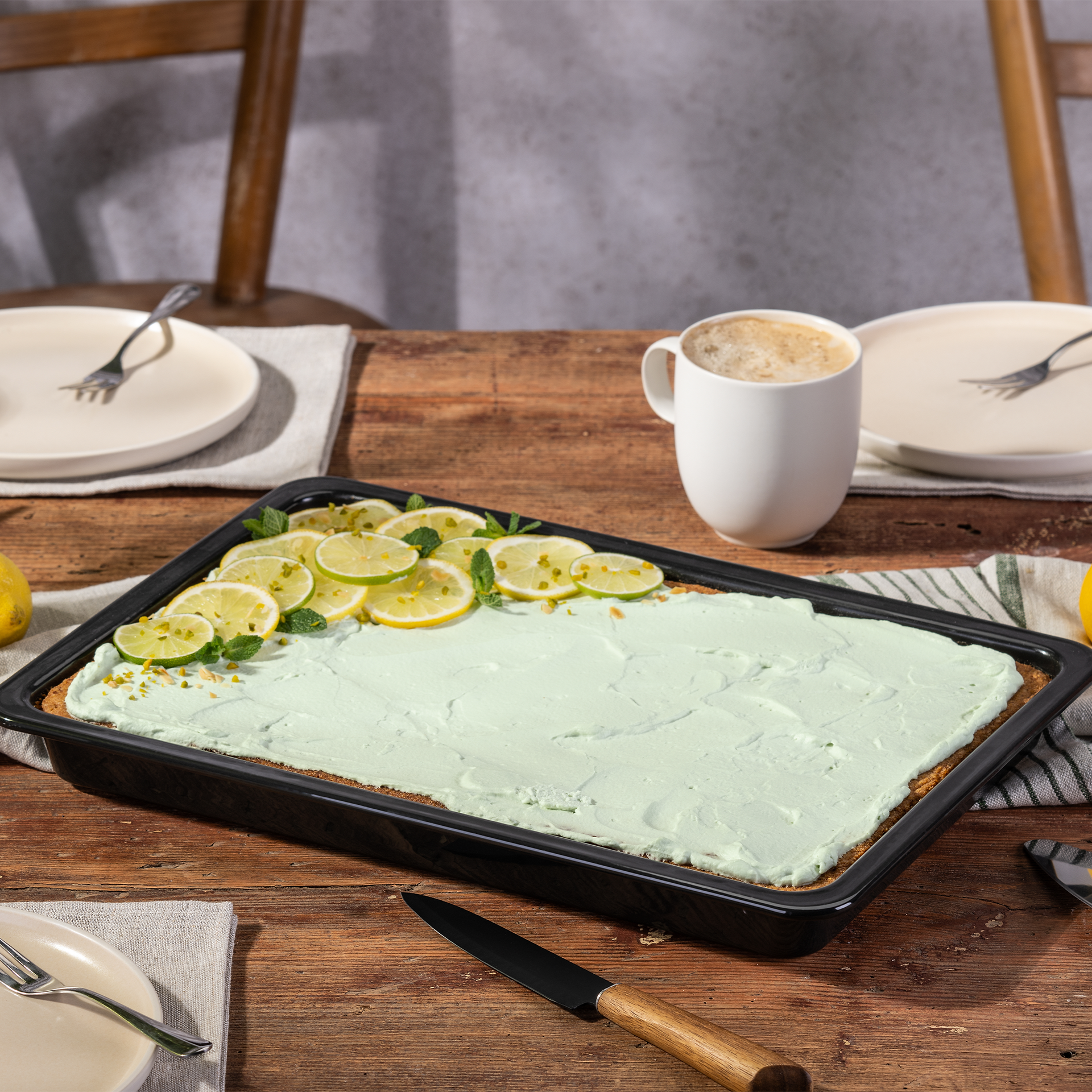 Dr. Oetker blacha emaliowana do pieczenia Kreativ 42 x 29 cm