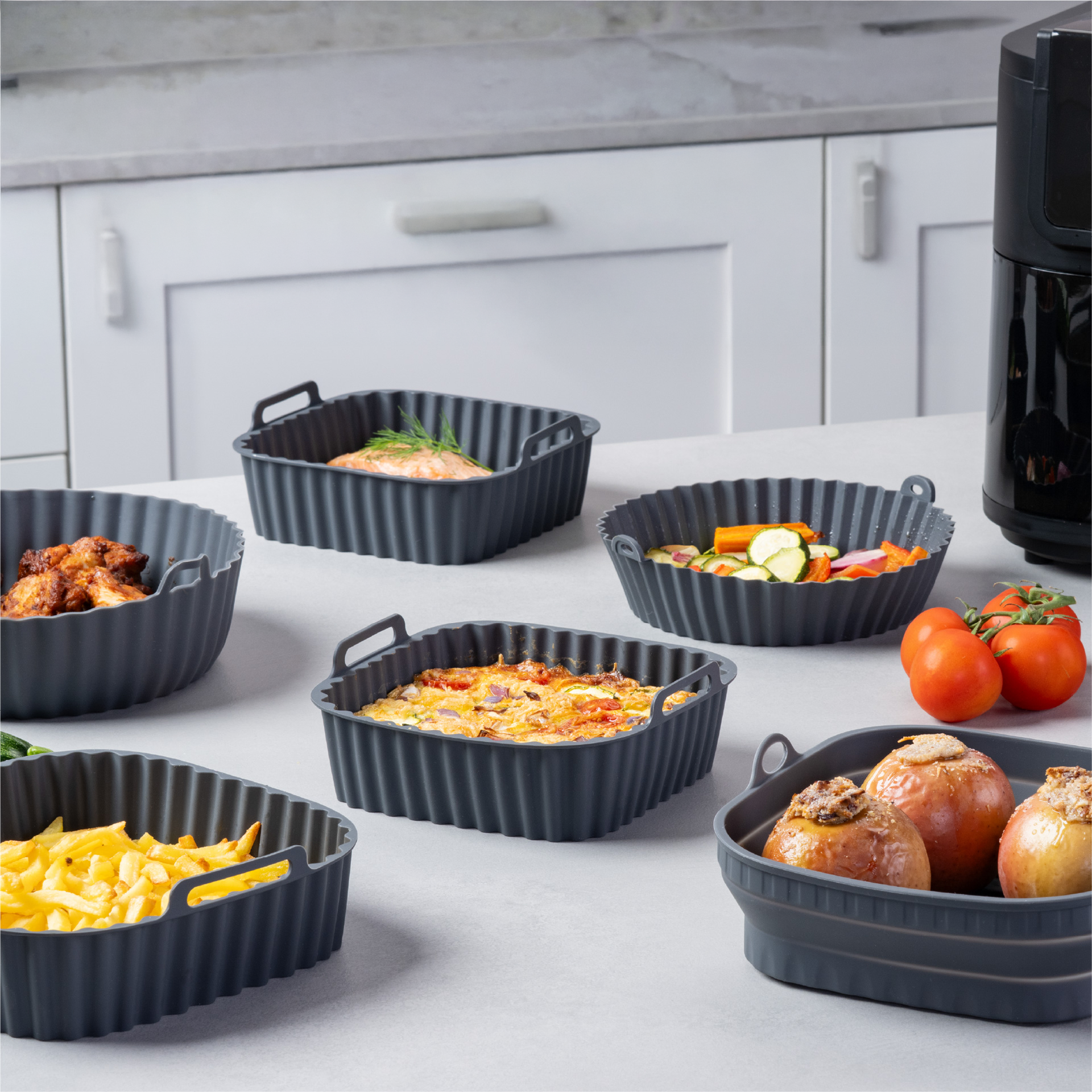 Fackelmann wkład silikonowy okrągły do Airfryer 15 cm